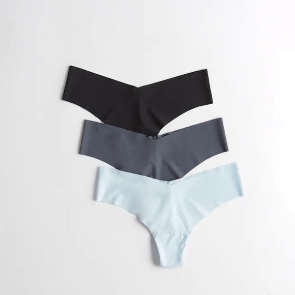 NWT Gilly Hicks No Show Thong 3 Pack - Picture 1 of 3